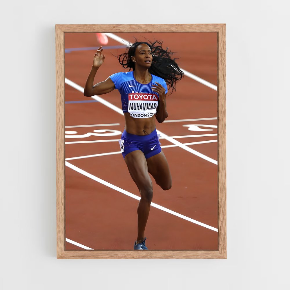 Poster Sprint de Dalilah – affiche Athlétisme (vue 4)
